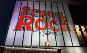 School of Rock the musical at the New London Theatre