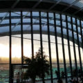 View from Sky Garden across London in Winter