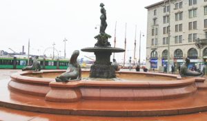 Helsinki statue market square