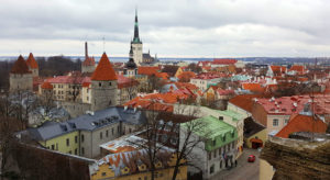 Tallinn Old Town view