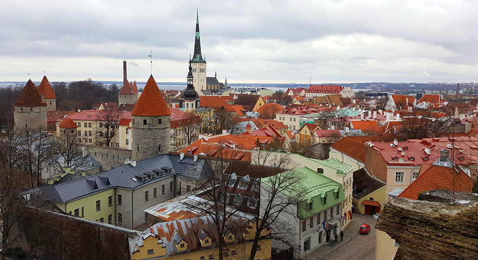 Tallinn Old Town view 